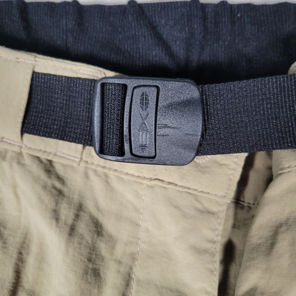Axel Convertible Hiking Pants Mens 32 Tan Zip Off Cargo Gorpcore Outdoor Utility